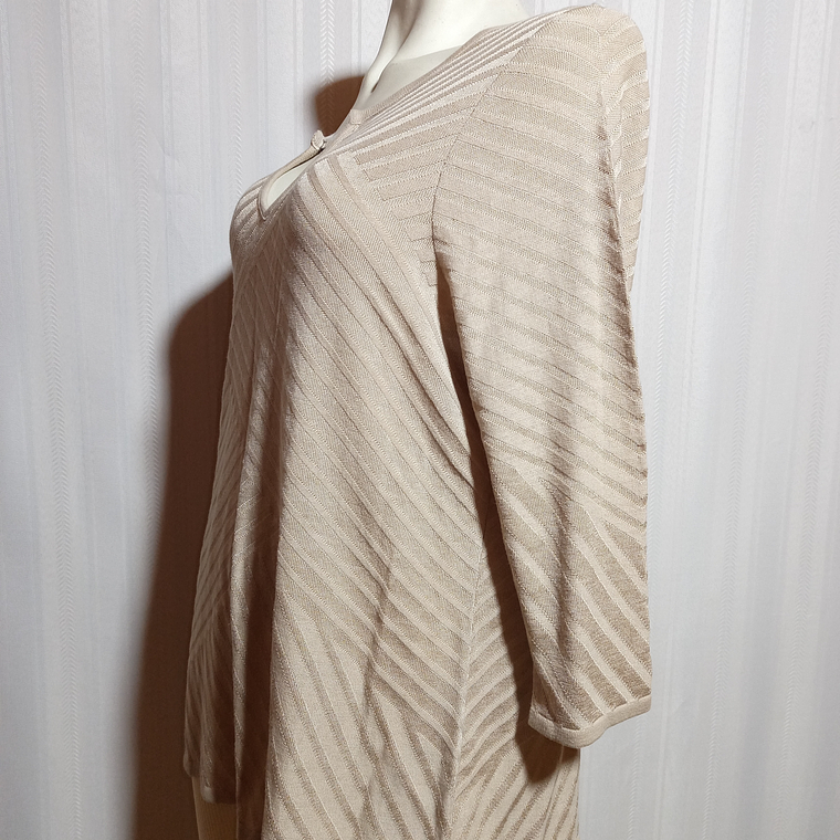 SWEATER BEIGE DANA BUCHMAN TALLA XL 1