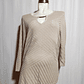 SWEATER BEIGE DANA BUCHMAN TALLA XL - Miniatura 2