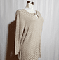 SWEATER BEIGE DANA BUCHMAN TALLA XL - Miniatura 3