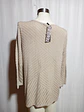 SWEATER BEIGE DANA BUCHMAN TALLA XL - Miniatura 4