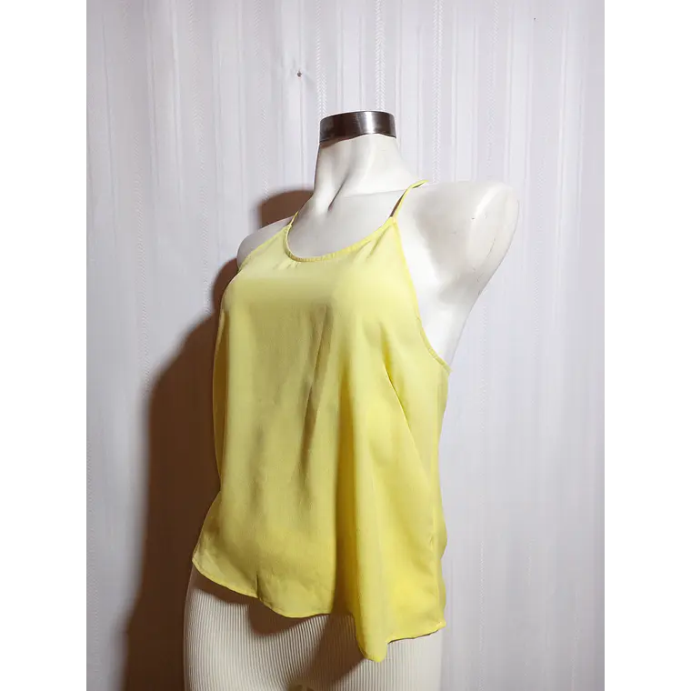 TOP PABILO AMARILLO H&M TALLA 36 1
