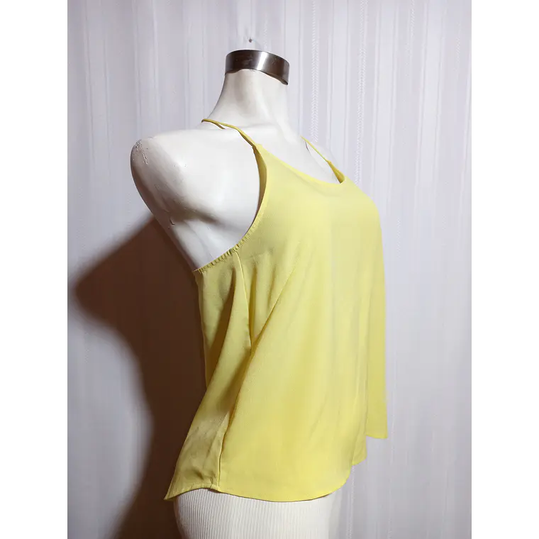 TOP PABILO AMARILLO H&M TALLA 36 3