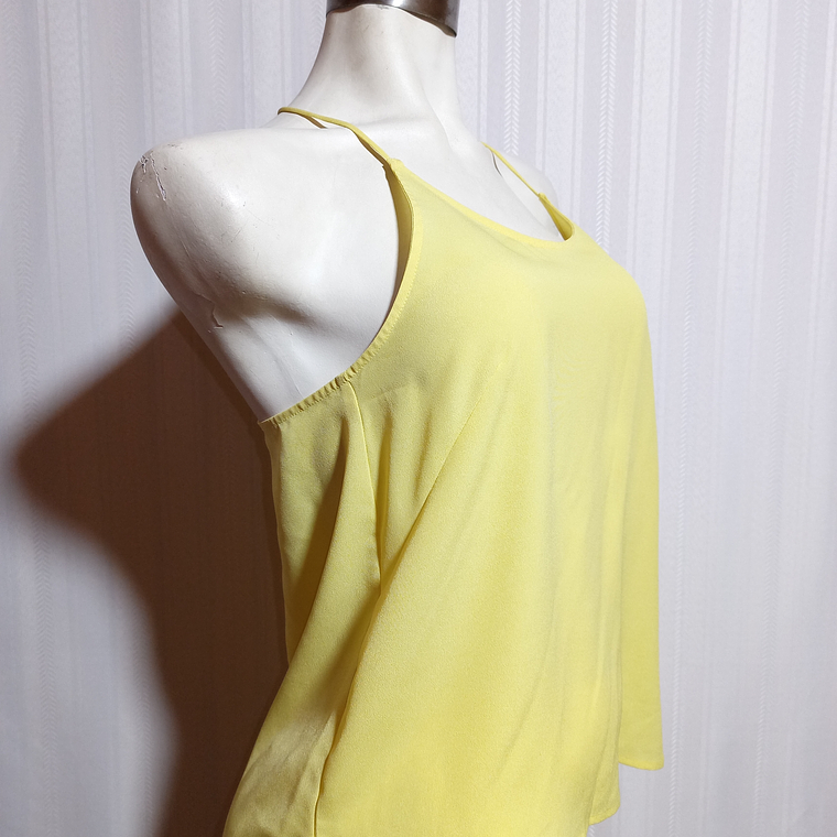 TOP PABILO AMARILLO H&M TALLA 36 3