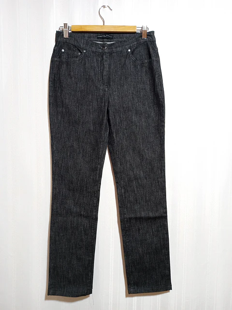 PANTALÓN JEANS NEGRO ROBERTA PUCCINI TALLA 44