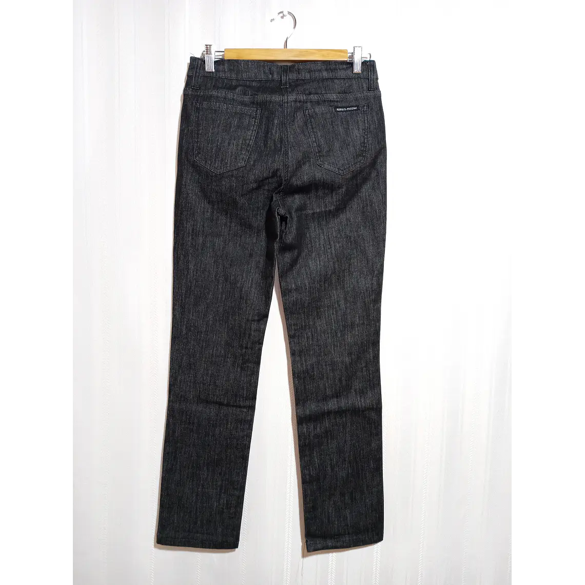PANTALÓN JEANS NEGRO ROBERTA PUCCINI TALLA 44 2