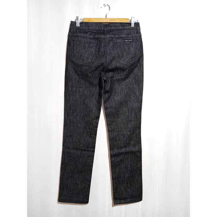 PANTALÓN JEANS NEGRO ROBERTA PUCCINI TALLA 44 2