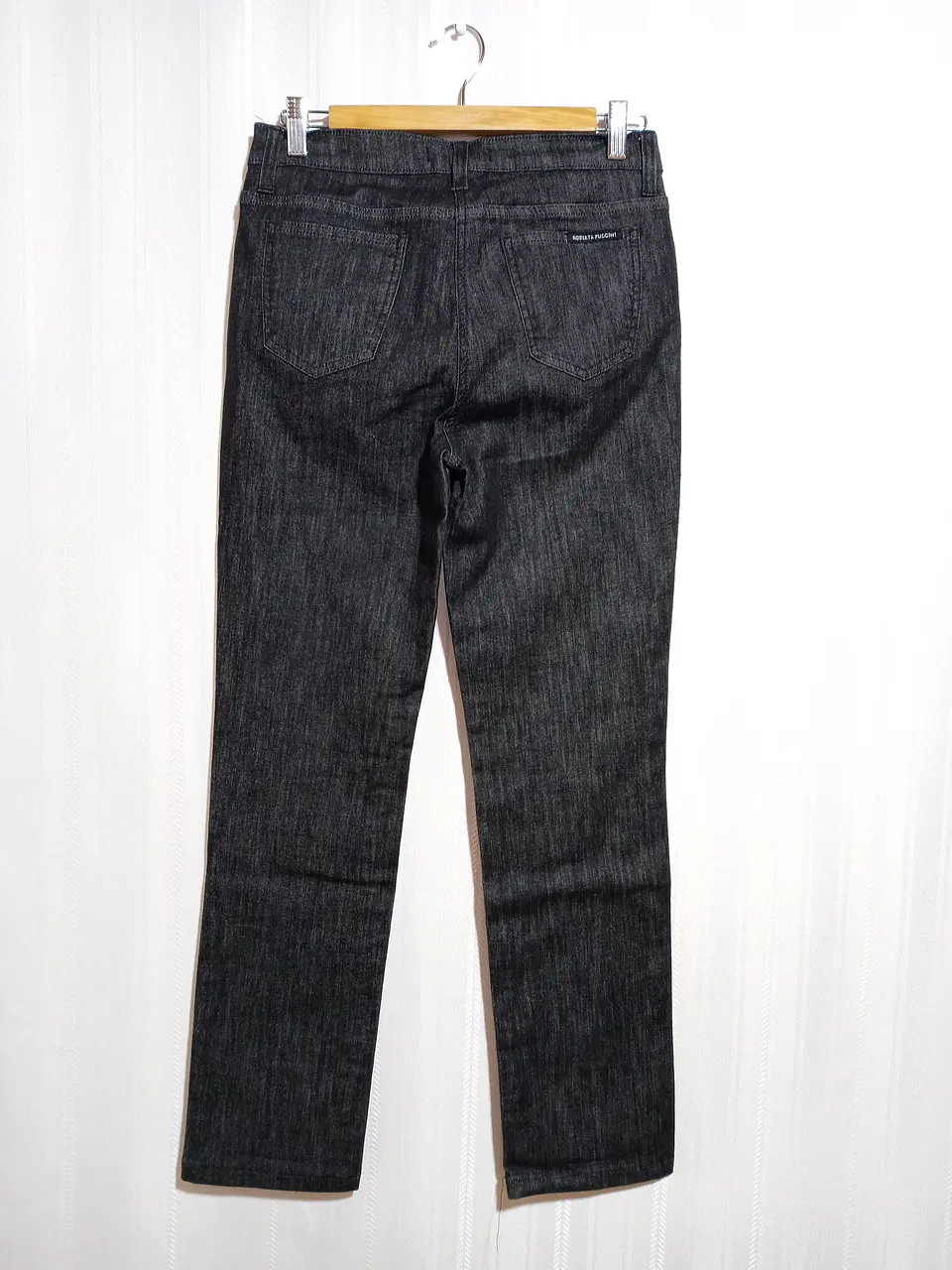 PANTALÓN JEANS NEGRO ROBERTA PUCCINI TALLA 44 2
