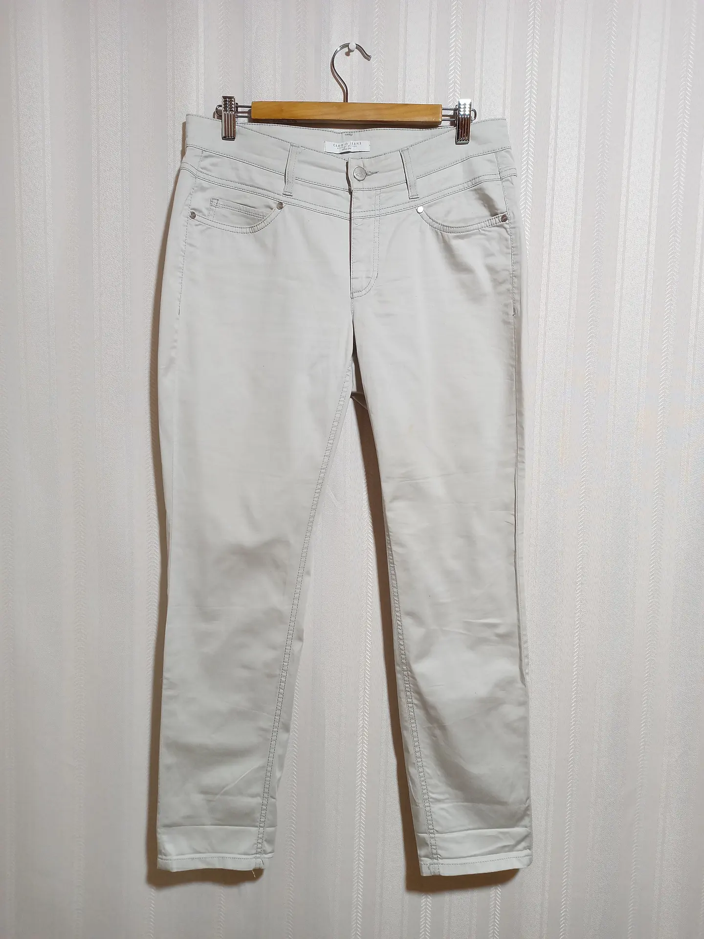 PANTALÓN JEANS BLANCO INVIERNO CAMBIO JEANS TALLA 44 1