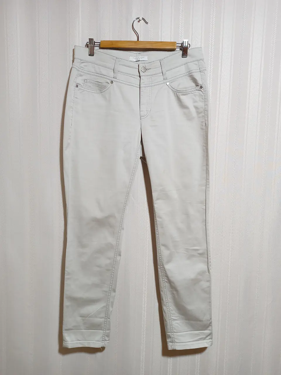 PANTALÓN JEANS BLANCO INVIERNO CAMBIO JEANS TALLA 44 1