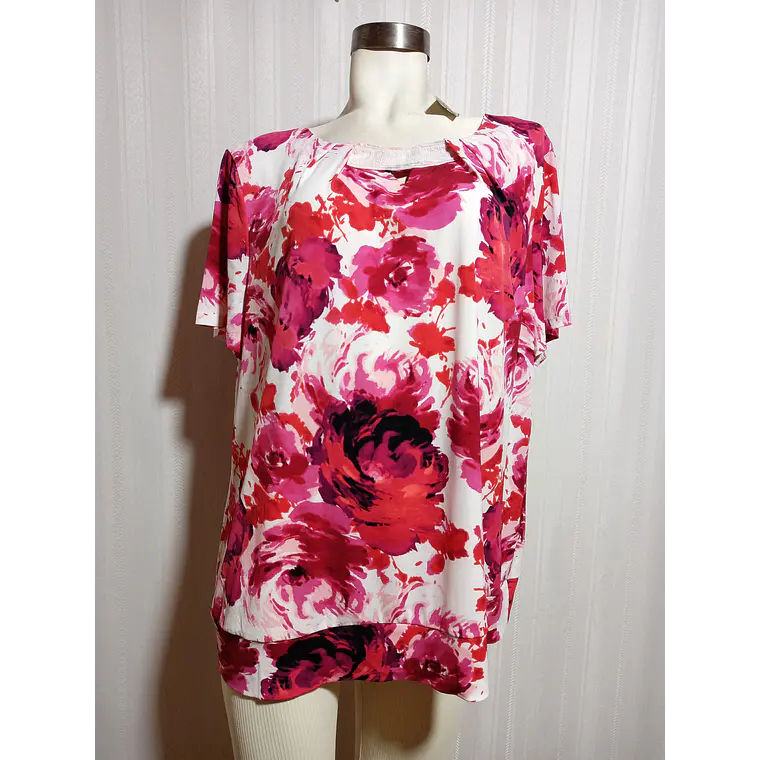BLUSA MULTICOLOR DAVID EMANUEL TALLA 22 2