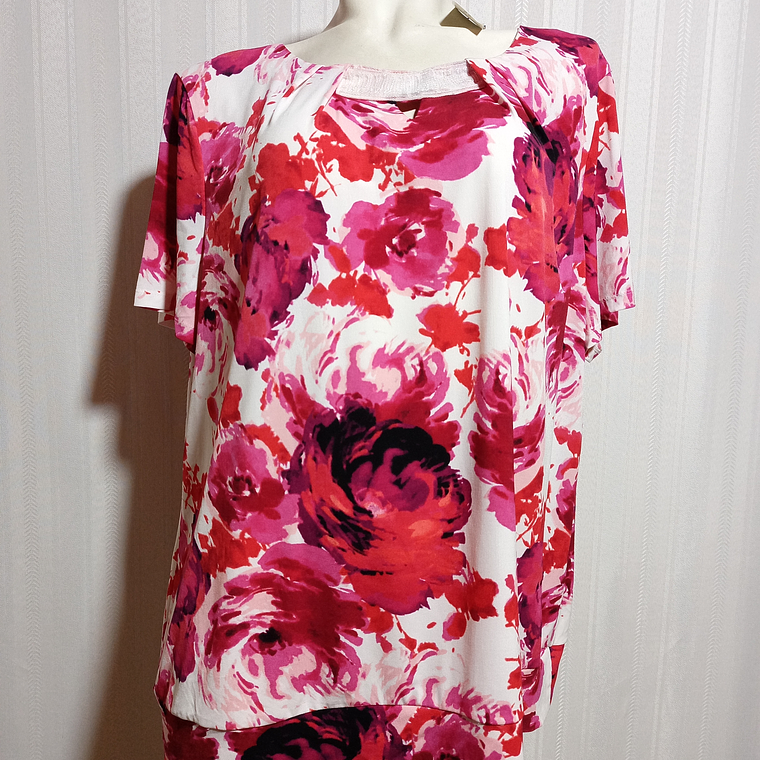 BLUSA MULTICOLOR DAVID EMANUEL TALLA 22 2