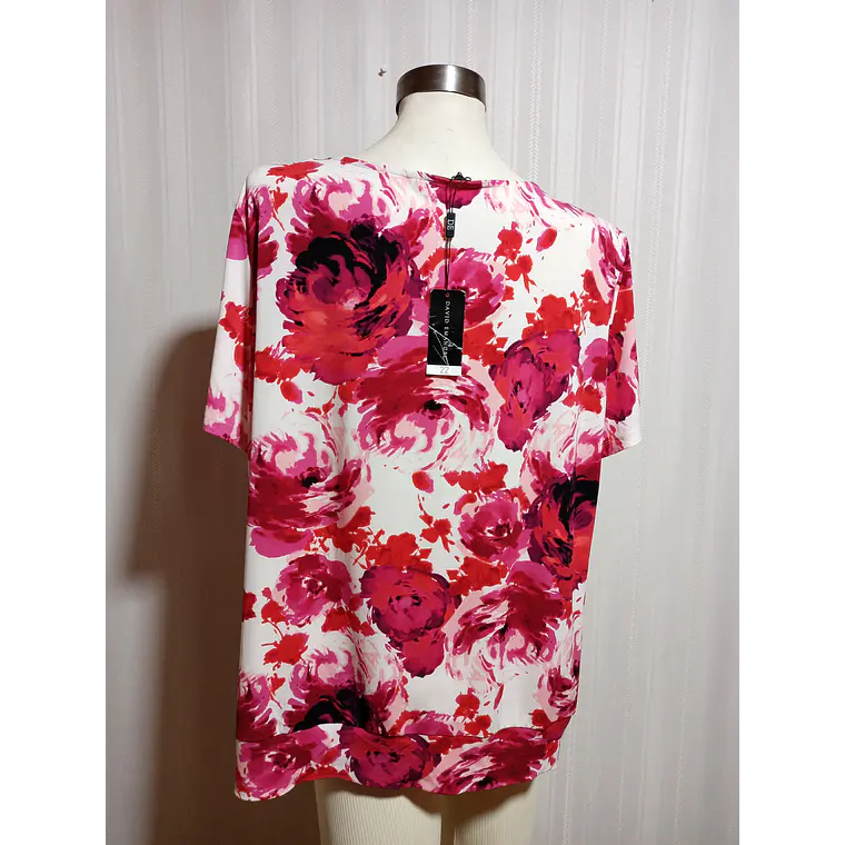 BLUSA MULTICOLOR DAVID EMANUEL TALLA 22 3
