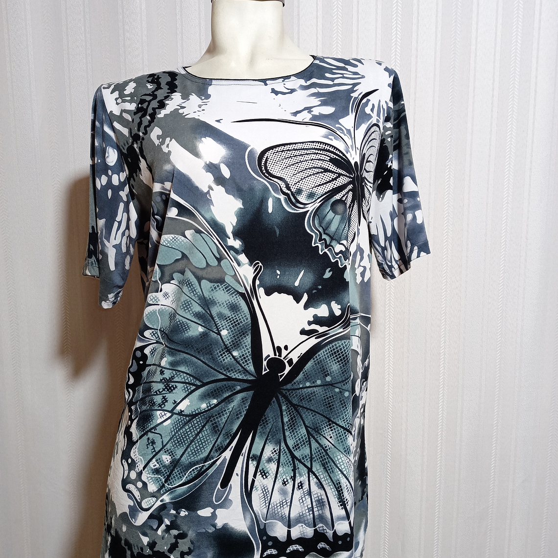BLUSA ML MULTICOLOR CASUAL LOOK  TALLA XXL 1