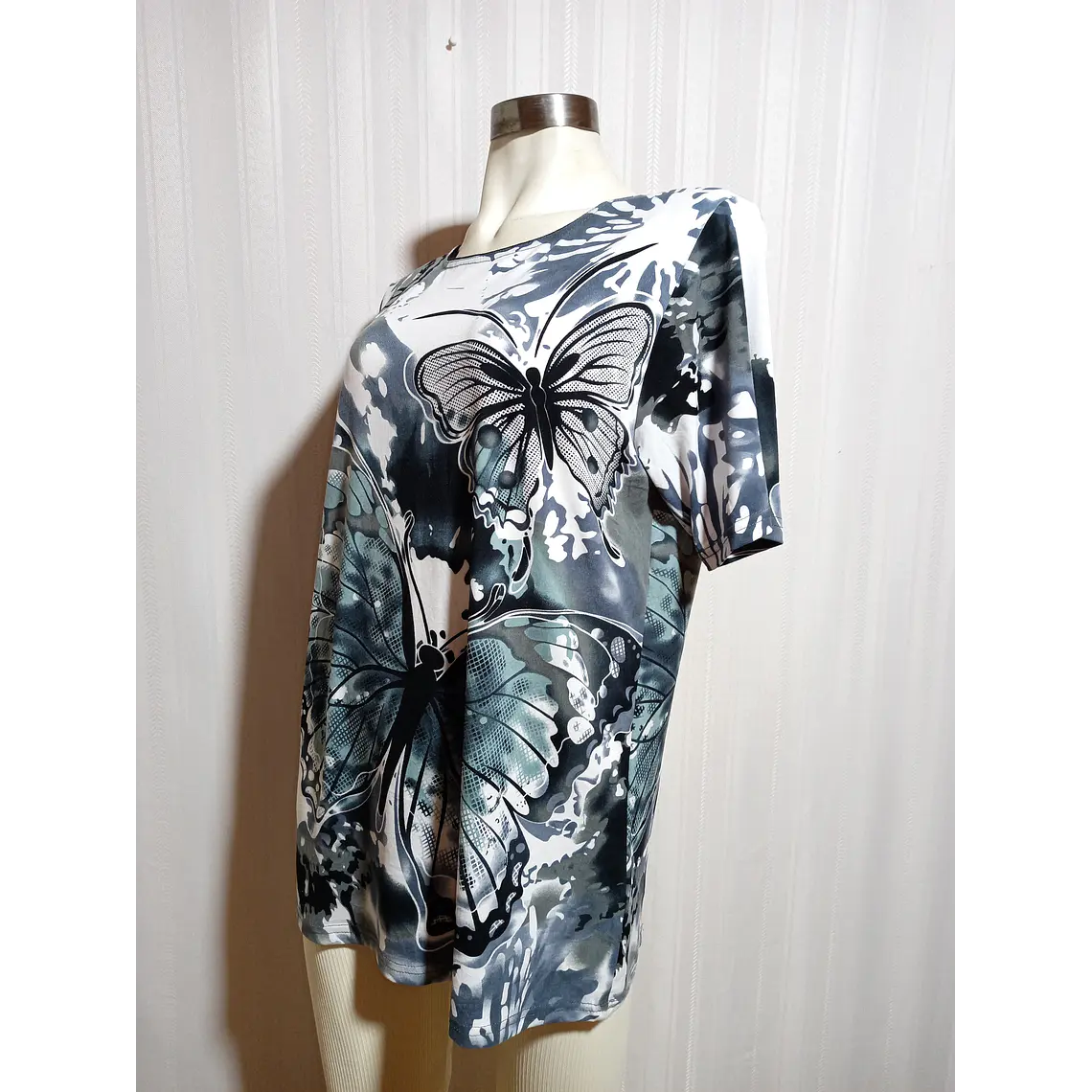 BLUSA ML MULTICOLOR CASUAL LOOK  TALLA XXL 3