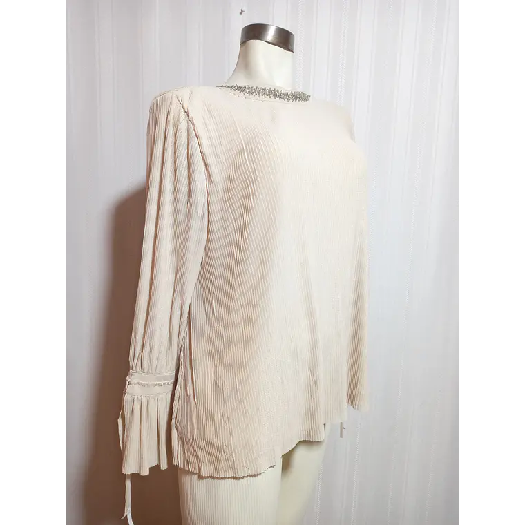 BLUSA BEIGE ALFANI TALLA XL 1