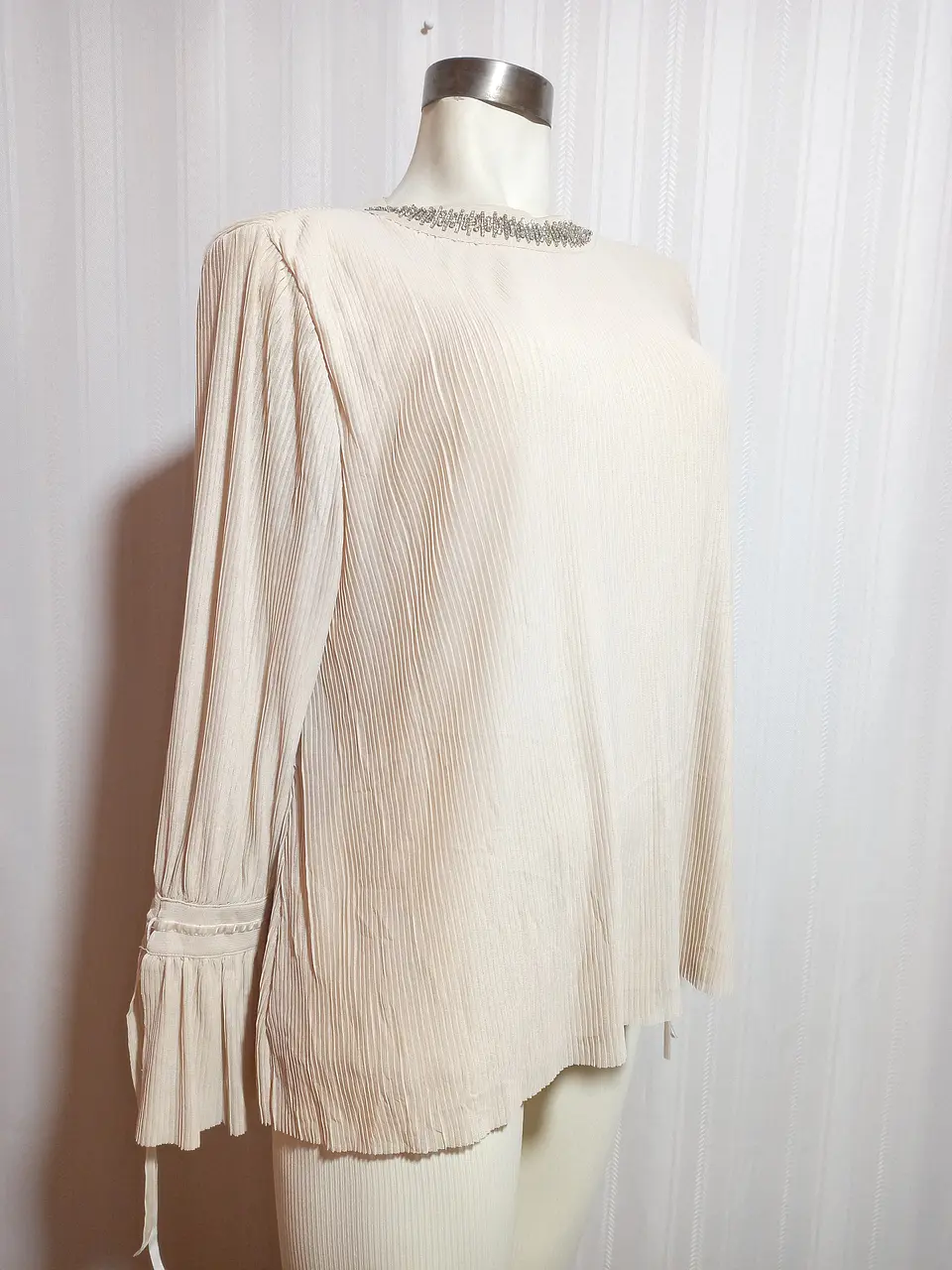 BLUSA BEIGE ALFANI TALLA XL 1