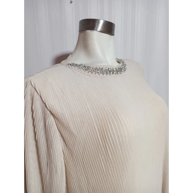 BLUSA BEIGE ALFANI TALLA XL 2