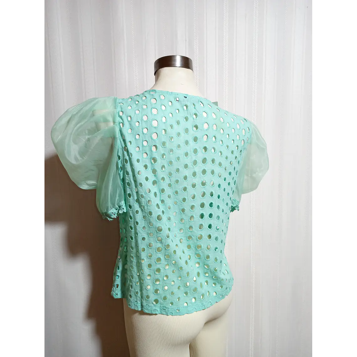 BLUSA VERDE AGUA EVERLYNN TALLA L 3