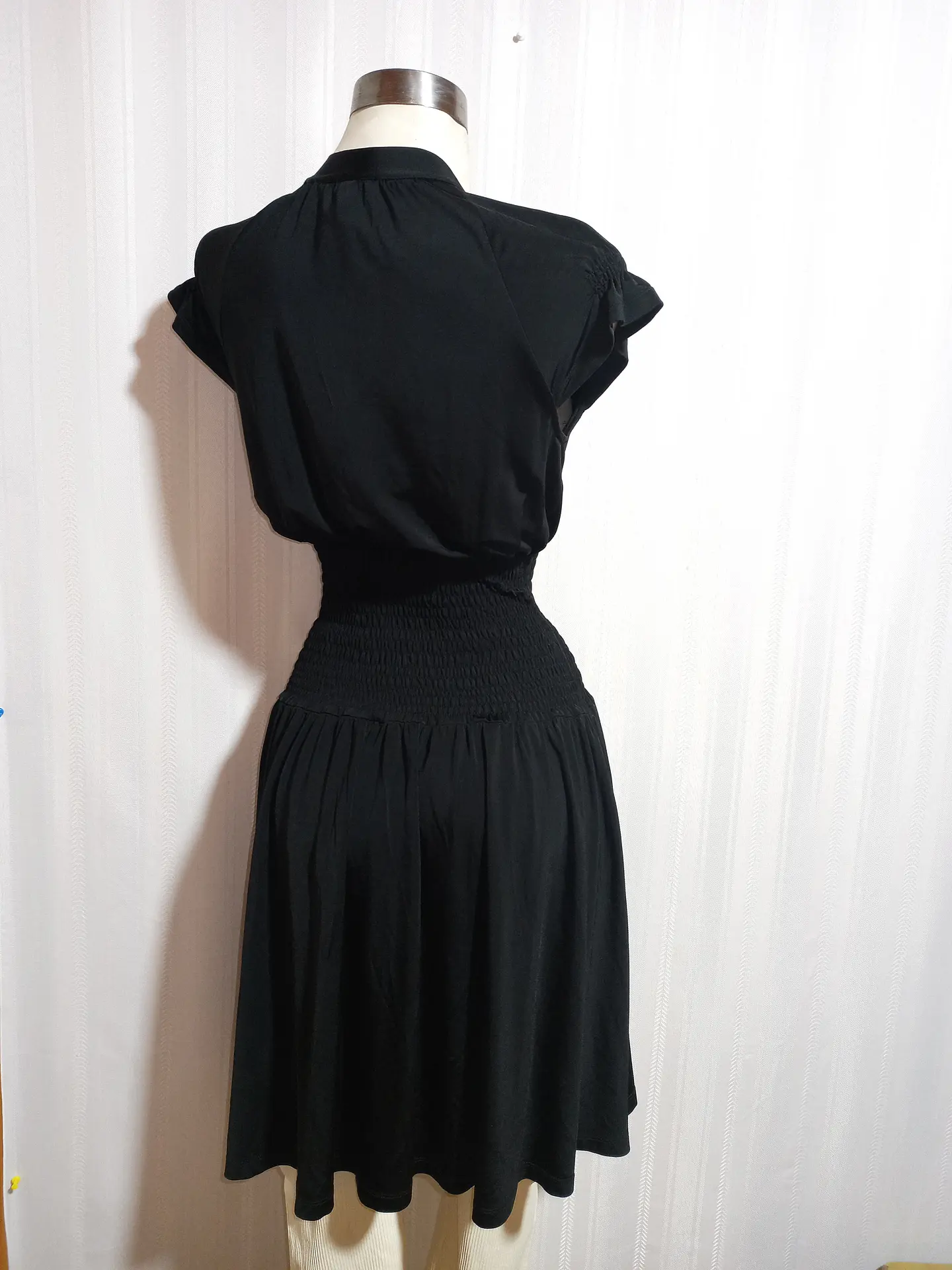 VESTIDO MUJER NEGRO VENEZIA TALLA 42 3