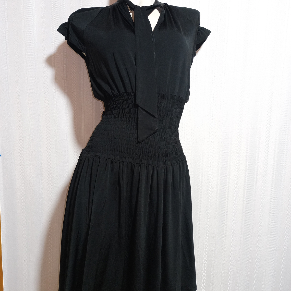 VESTIDO NEGRO VENEZIA TALLA 42 2