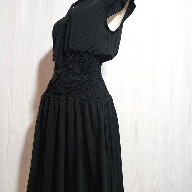 VESTIDO NEGRO VENEZIA TALLA 42 1