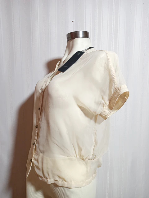 BLUSA BEIGE VERO MODA TALLA XS