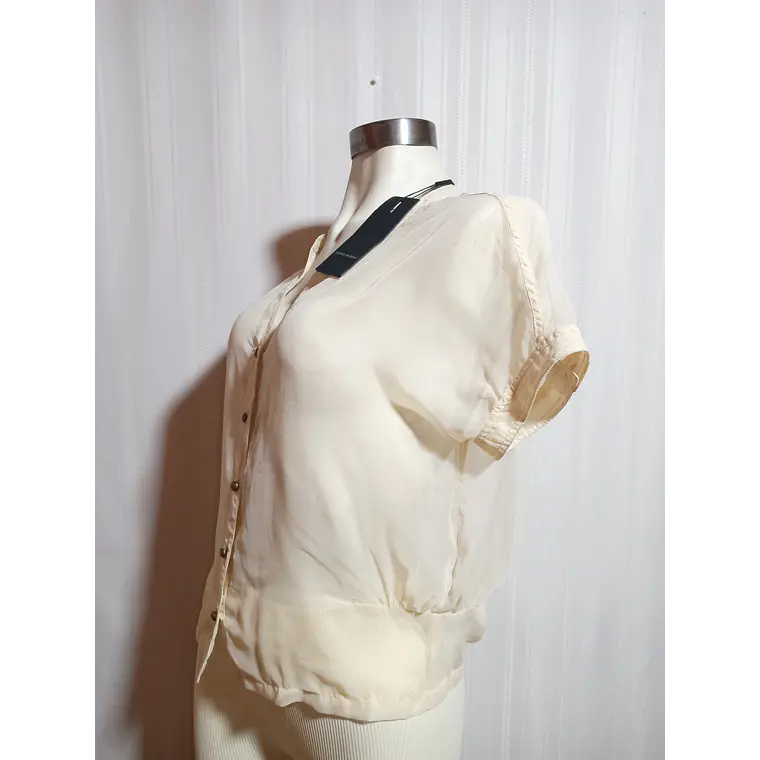 BLUSA BEIGE VERO MODA TALLA XS 1