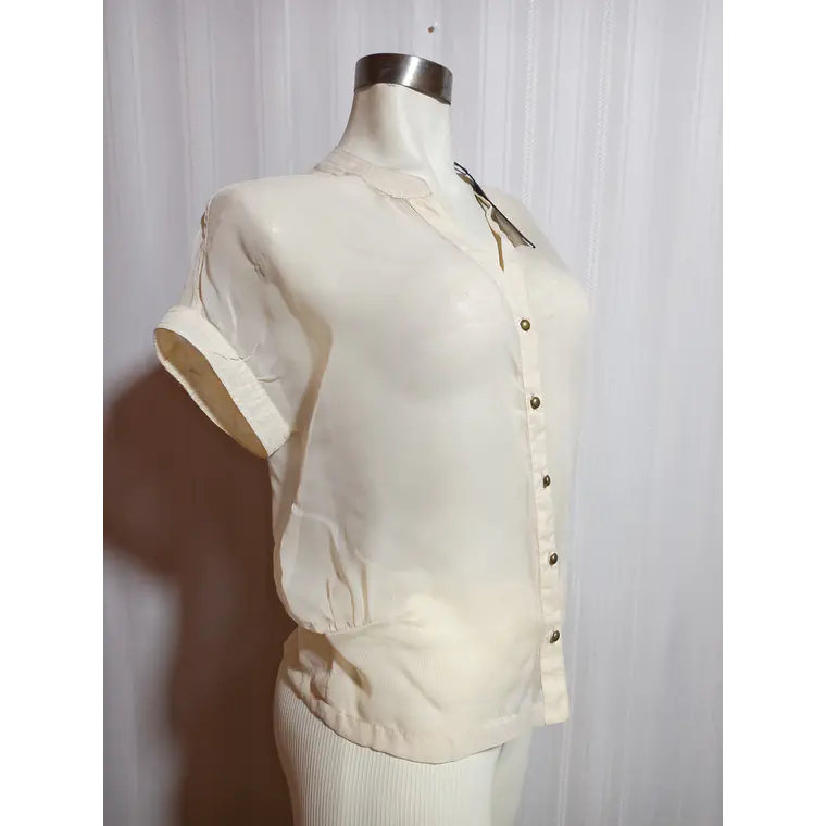 BLUSA BEIGE VERO MODA TALLA XS 3