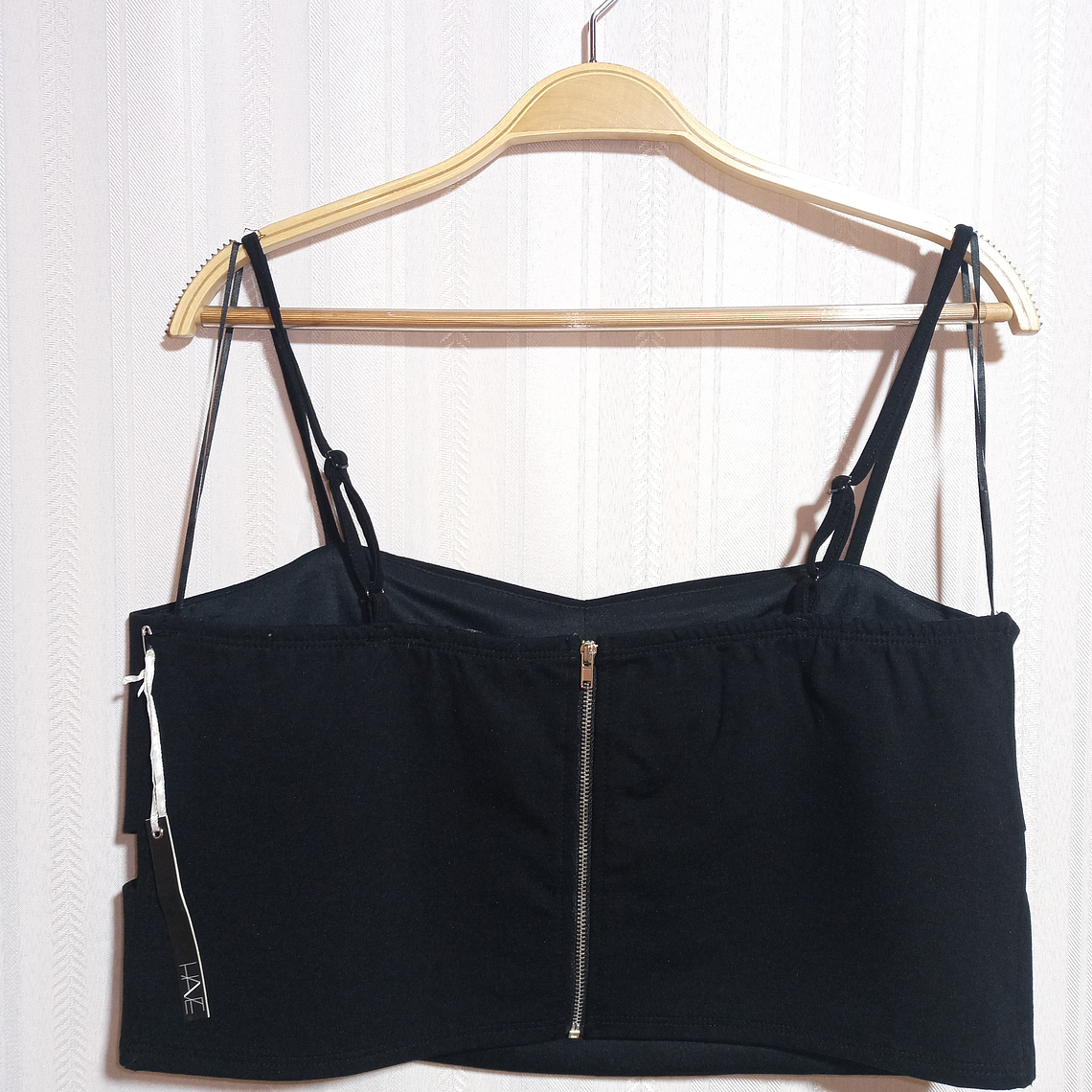 CROP TOP NEGRO HAVE TALLA 3X  2