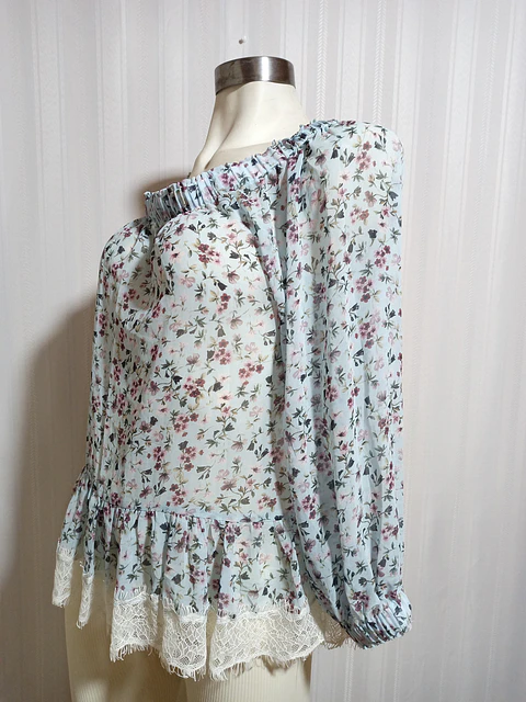 BLUSA ESTAMPADO MANGO TALLA M