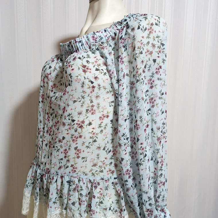 BLUSA ESTAMPADO MANGO TALLA M 1