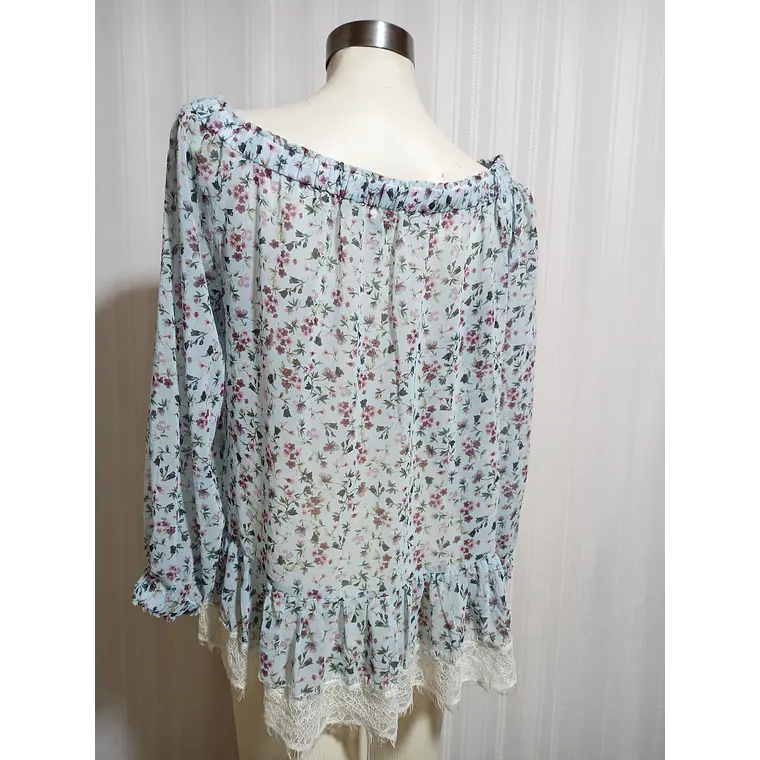 BLUSA ESTAMPADO MANGO TALLA M 4