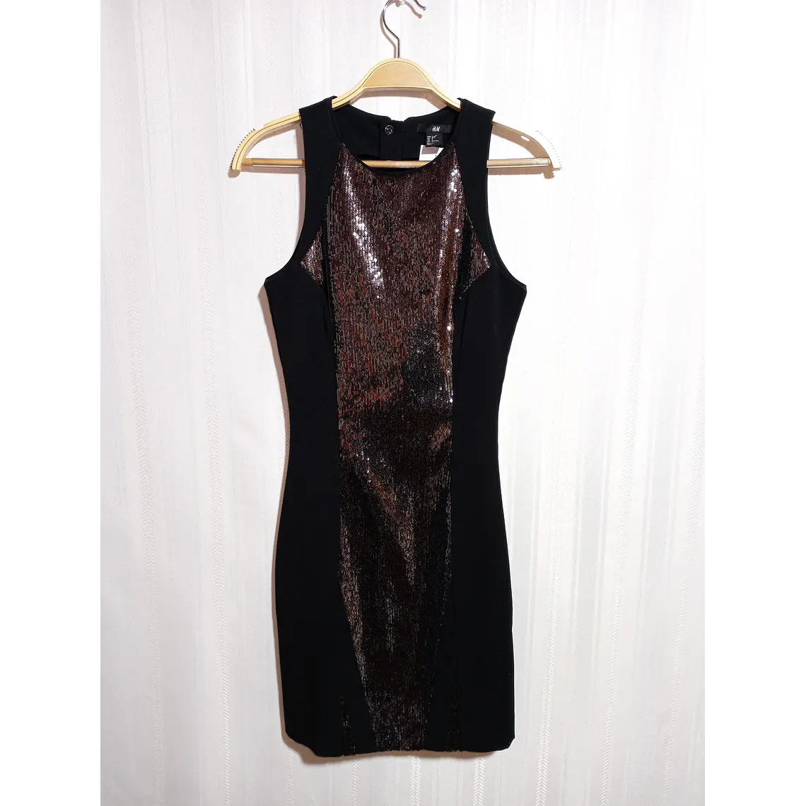 VESTIDO NEGRO H&M TALLA 34 1
