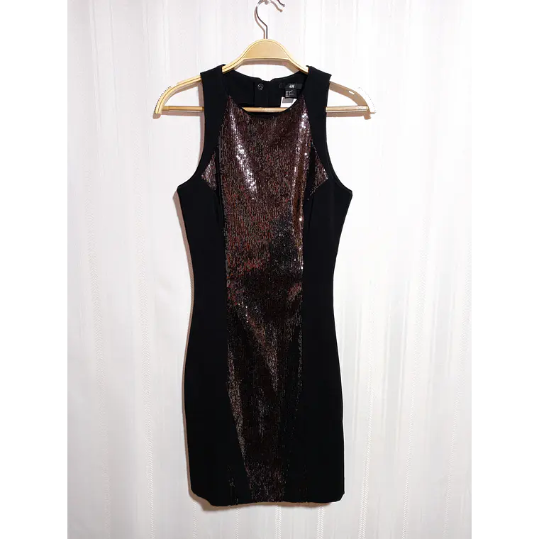 VESTIDO NEGRO H&M TALLA 34 1