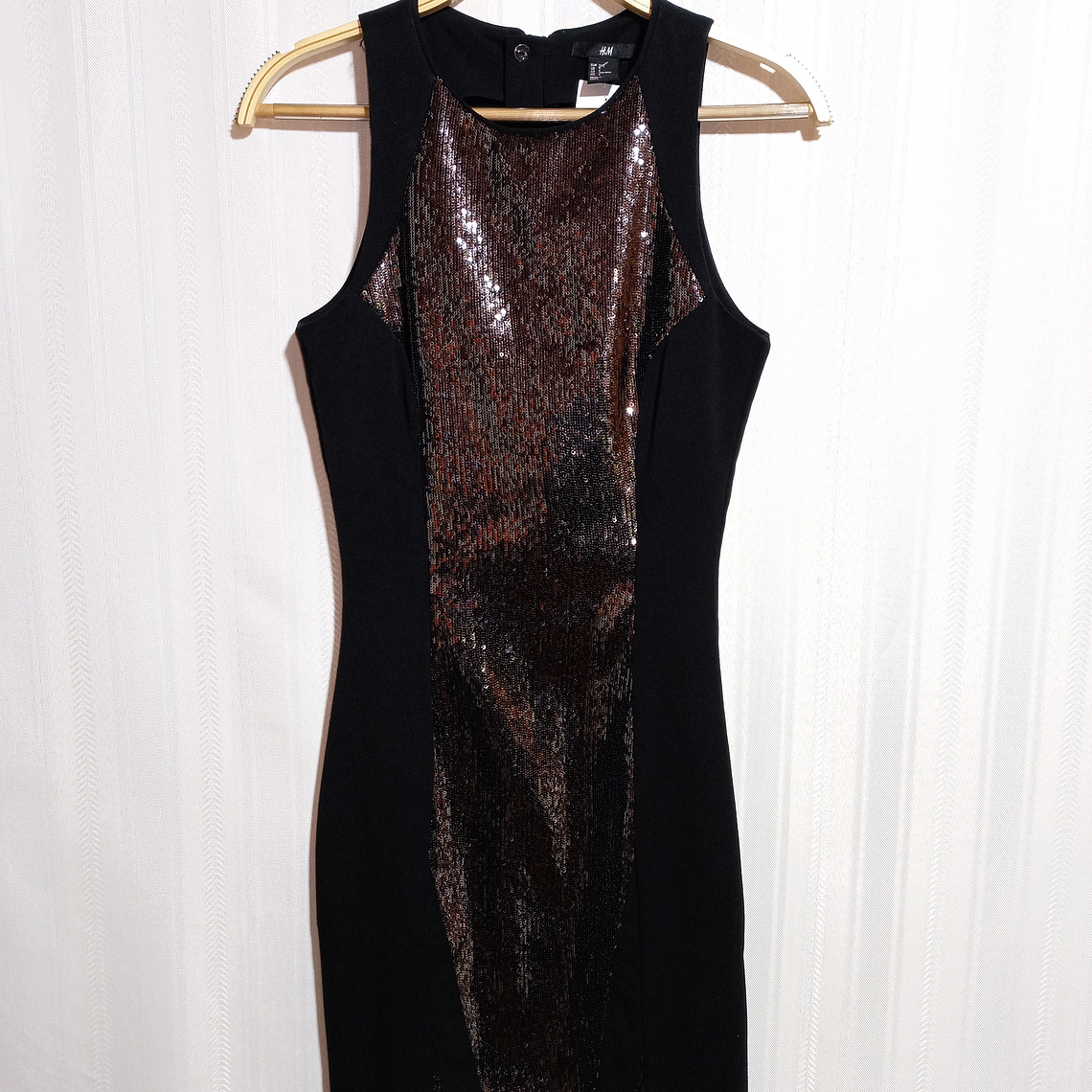VESTIDO NEGRO H&M TALLA 34 1