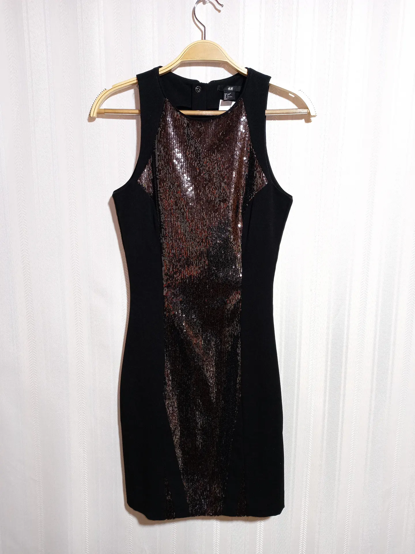VESTIDO NEGRO H&M TALLA 34 1