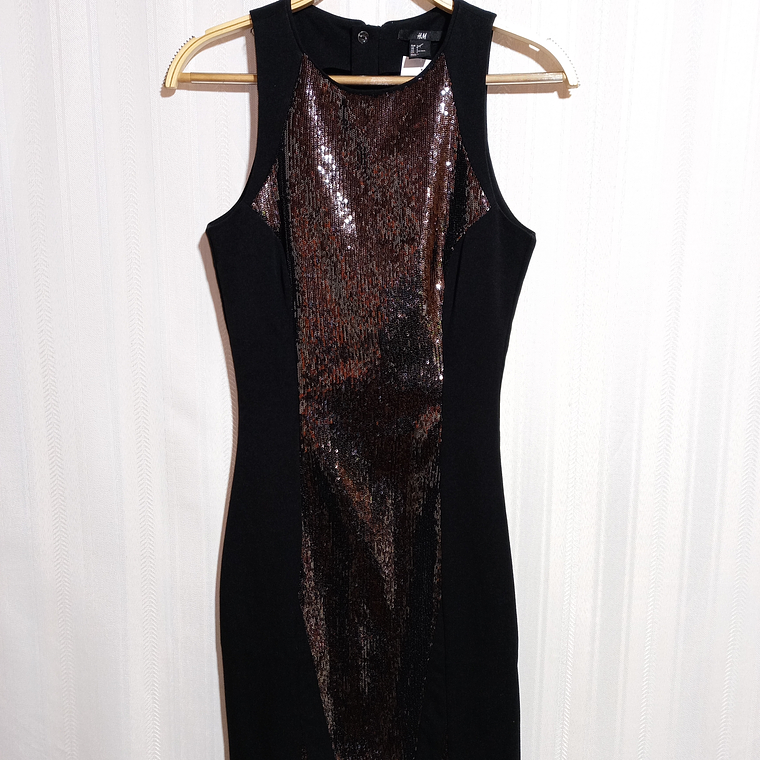 VESTIDO NEGRO H&M TALLA 34 1