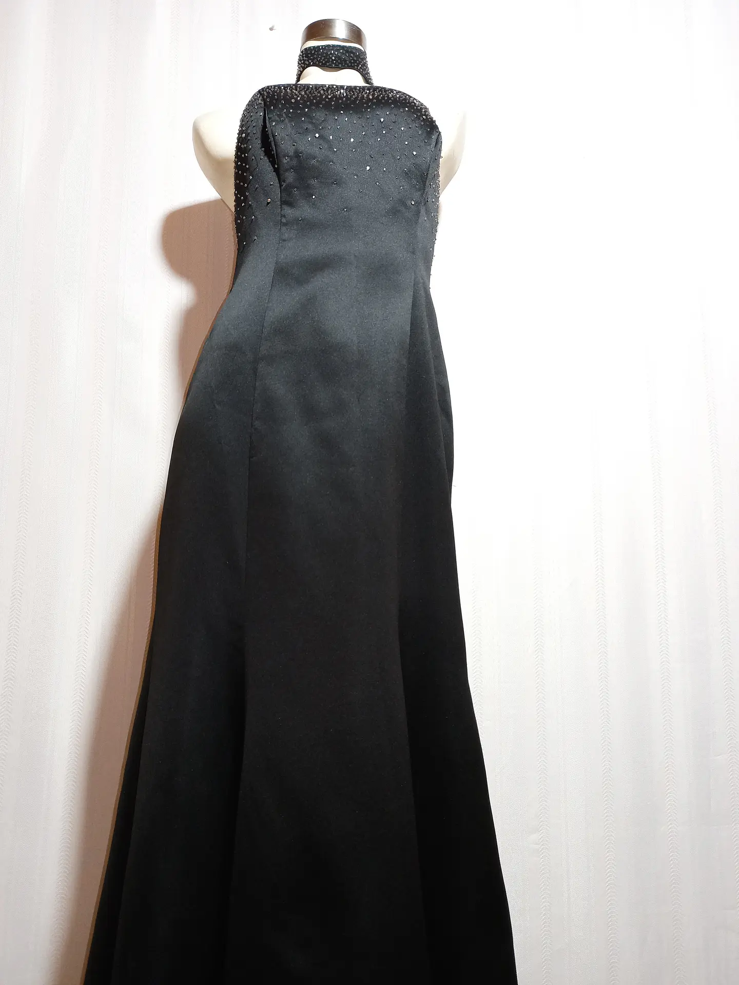 VESTIDO FIESTA NEGRO MORGAN & CO TALLA 9/10 1
