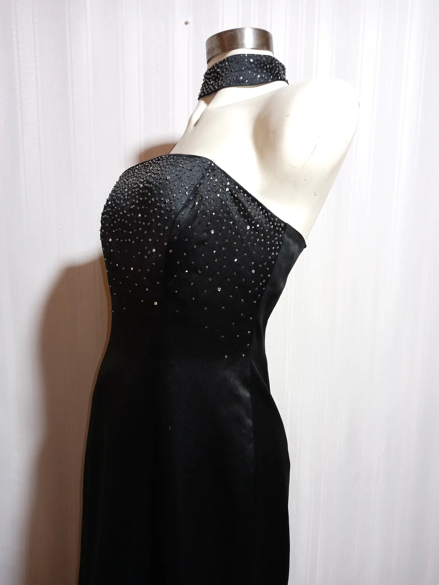 VESTIDO FIESTA NEGRO MORGAN & CO TALLA 9/10 3