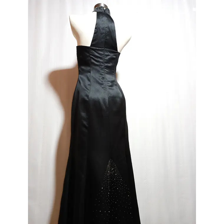 VESTIDO FIESTA NEGRO MORGAN & CO TALLA 9/10 5