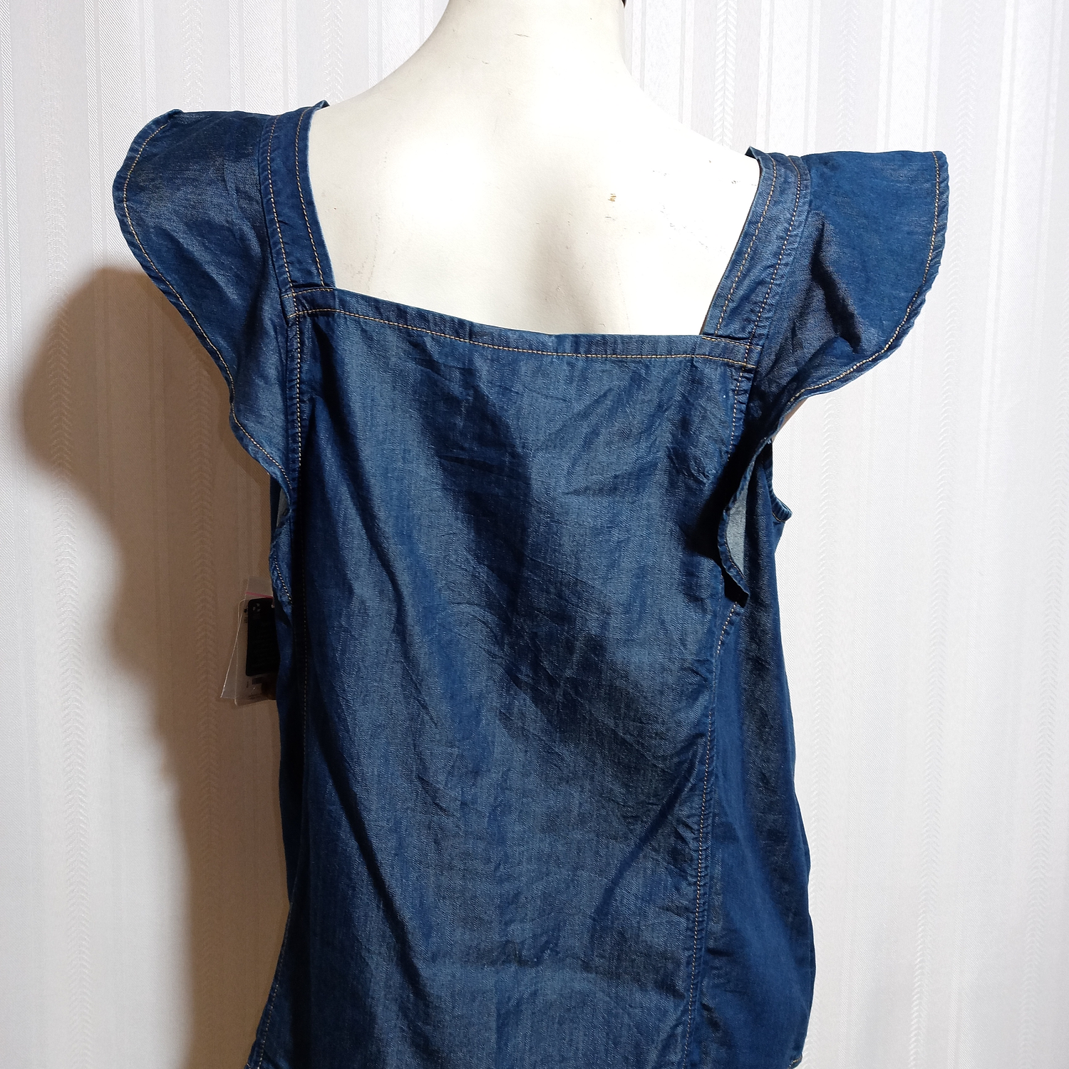 BLUSA JEANS AZUL ANA TALLA L 4