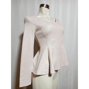 BLUSA ML BEIGE DIVIDED TALLA M
