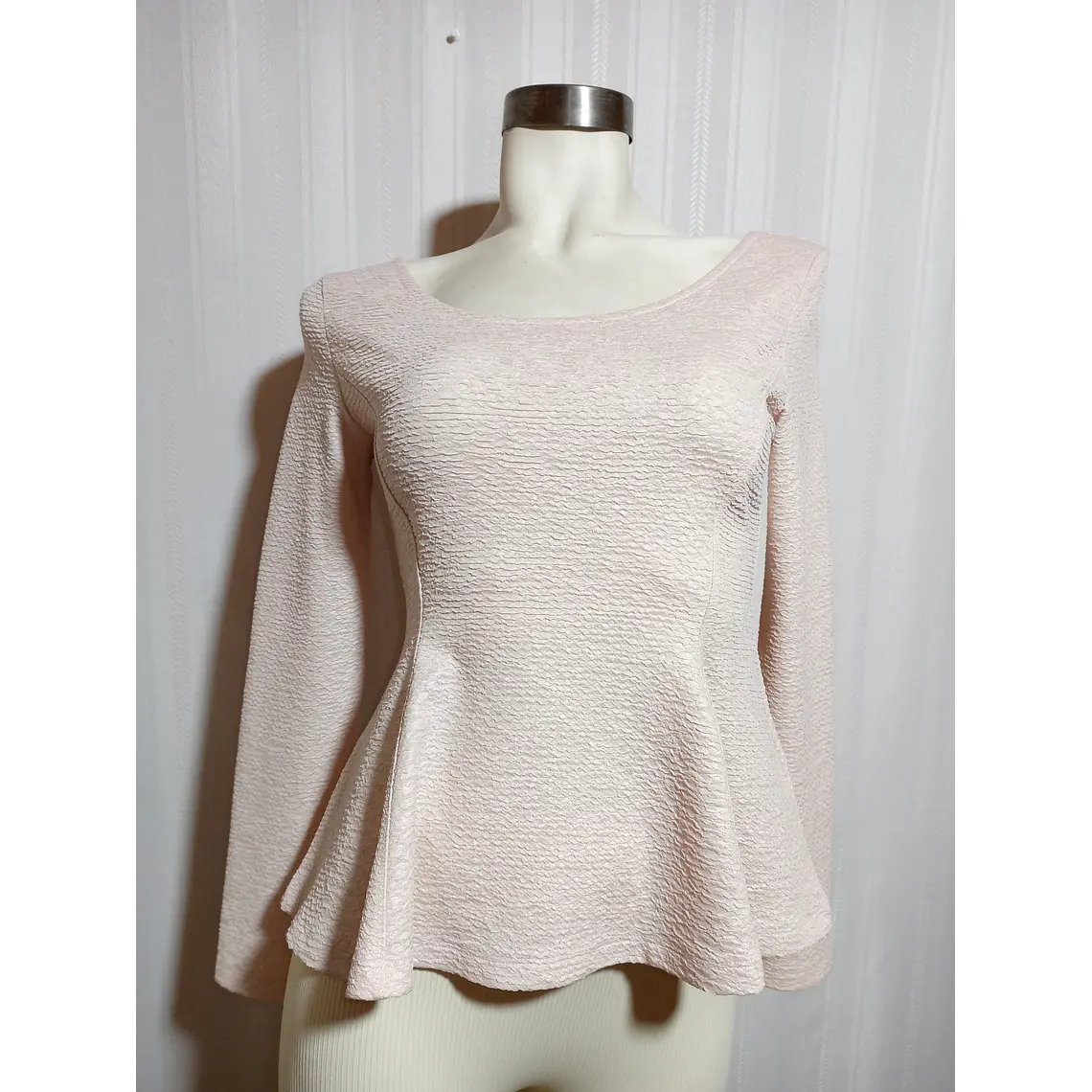 BLUSA ML BEIGE DIVIDED TALLA M 2
