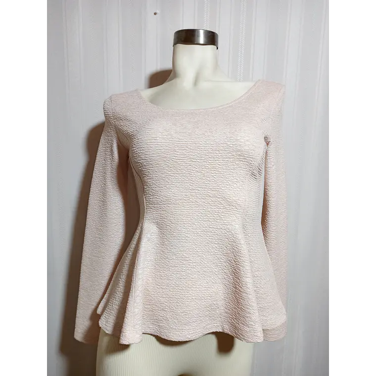 BLUSA ML BEIGE DIVIDED TALLA M 2