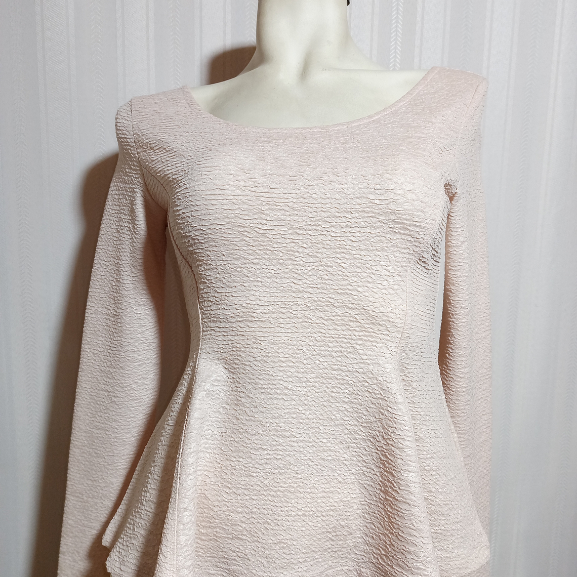 BLUSA ML BEIGE DIVIDED TALLA M 2