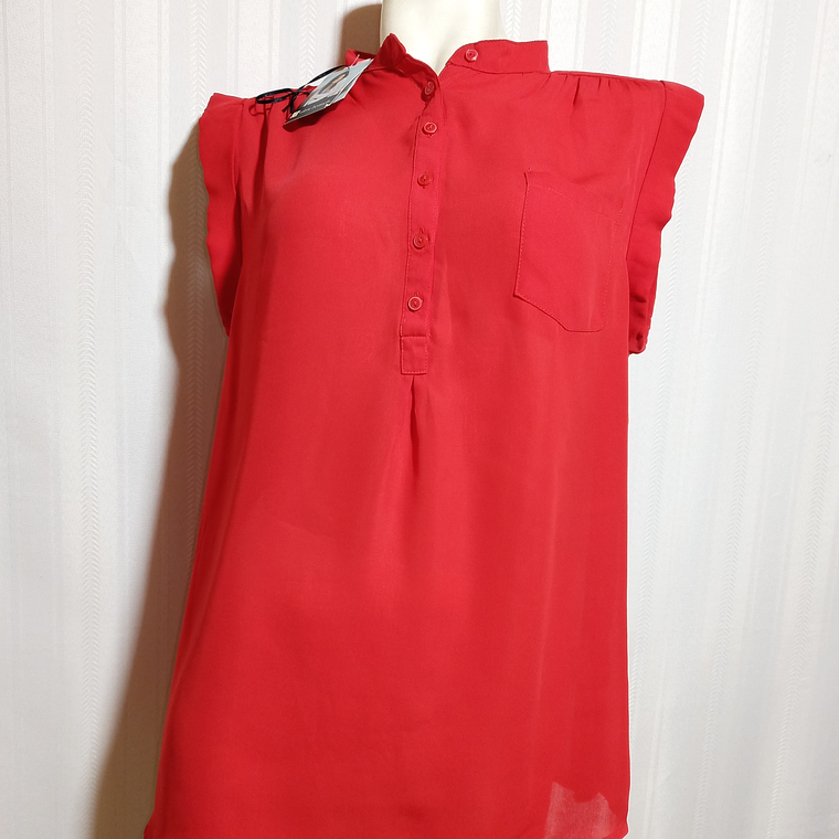 BLUSA ROJO VALERIE BERTINELLI TALLA XL 2
