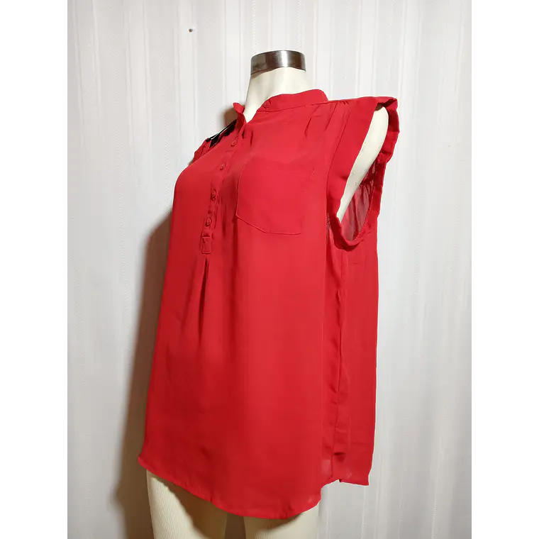 BLUSA ROJO VALERIE BERTINELLI TALLA XL 3