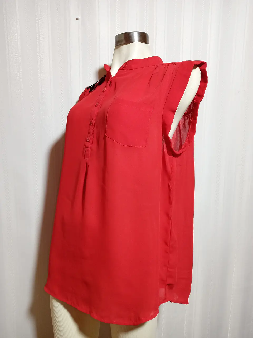 BLUSA ROJO VALERIE BERTINELLI TALLA XL 3