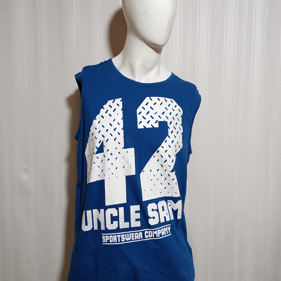 POLERA AZUL UNCLE SAM TALLA XL 2