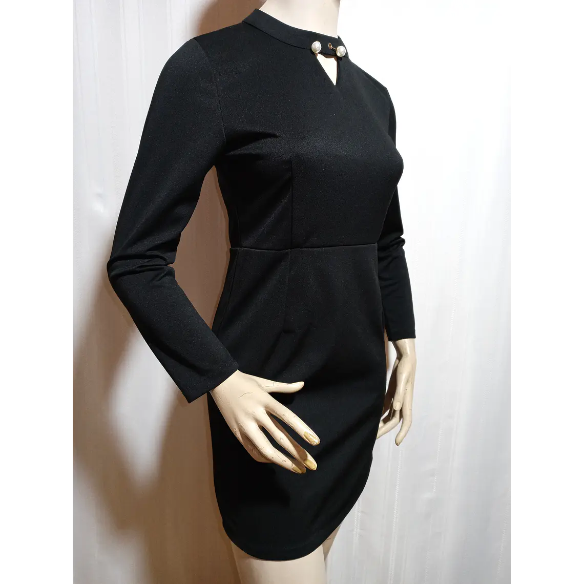 VESTIDO NEGRO FIESTA KIAOYANZI TALLA L  1